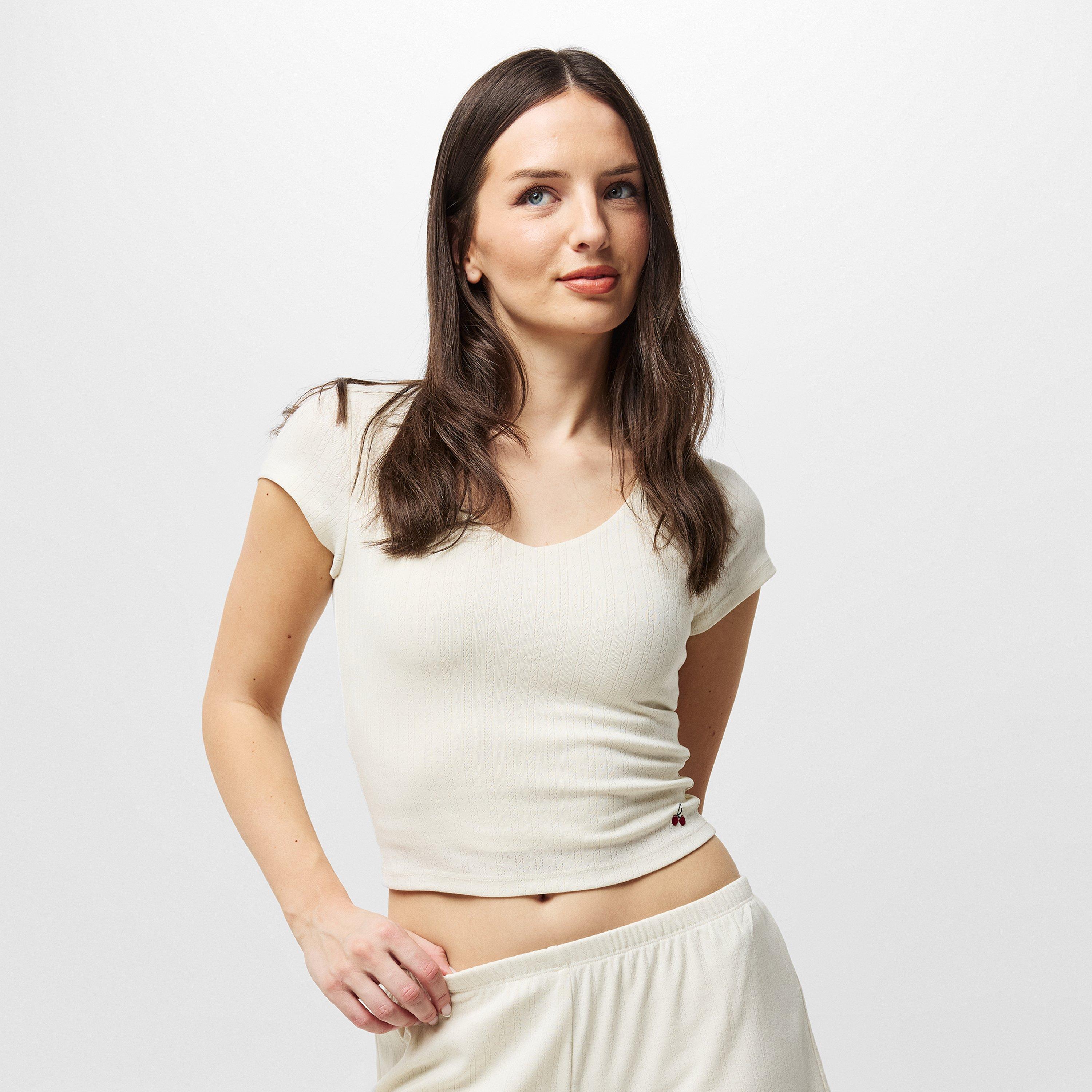 Jack Wills JW Pointelle Baby Tee