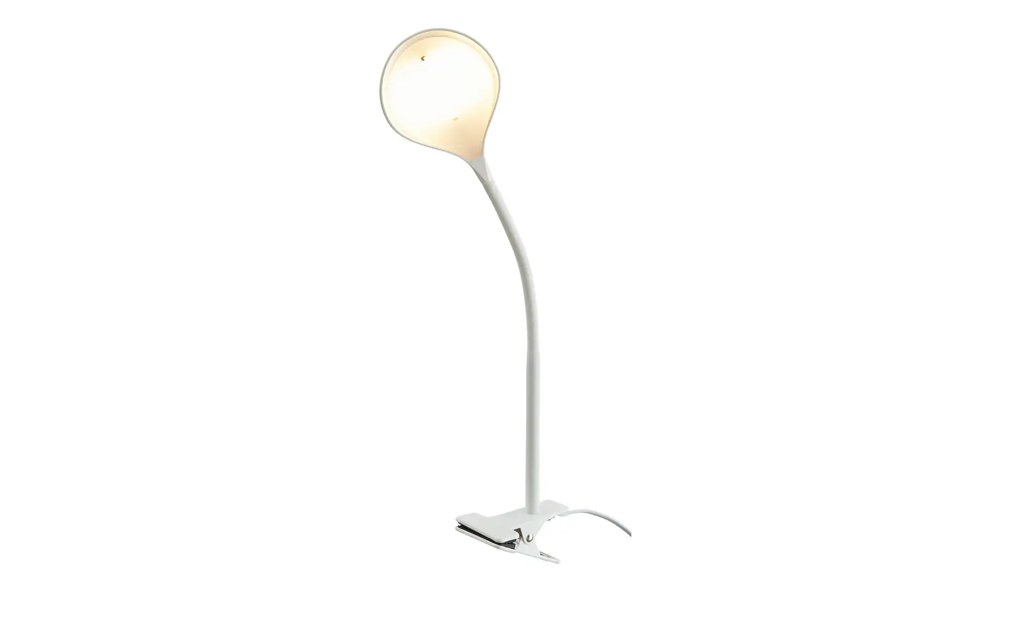 KHG LED-Klemmleuchte, 1-flammig, weiß