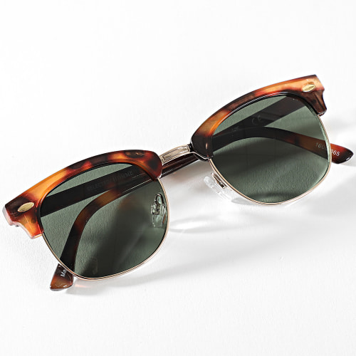 Lunettes De Soleil Jasper Fauve Vert Doré