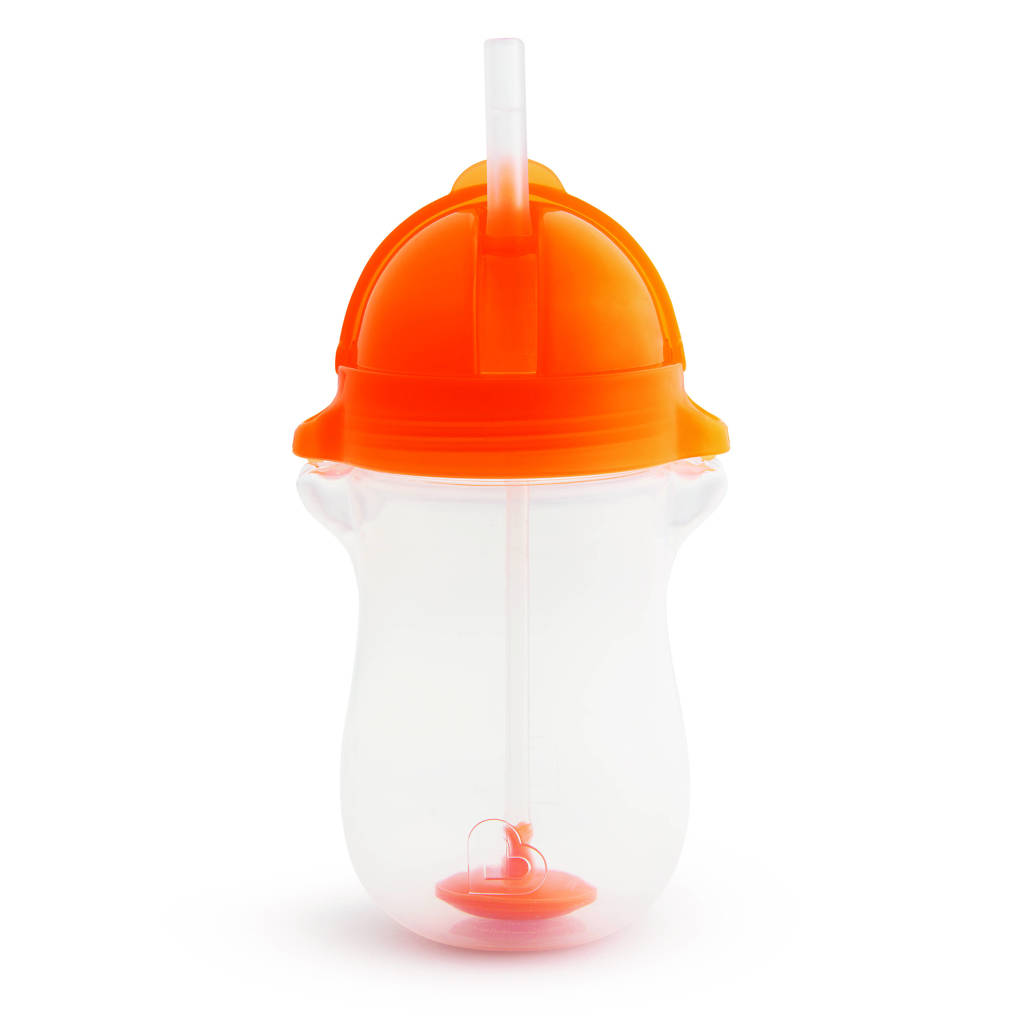 Click Lock Tip & Sip Straw Cup Big drinkbeker orange