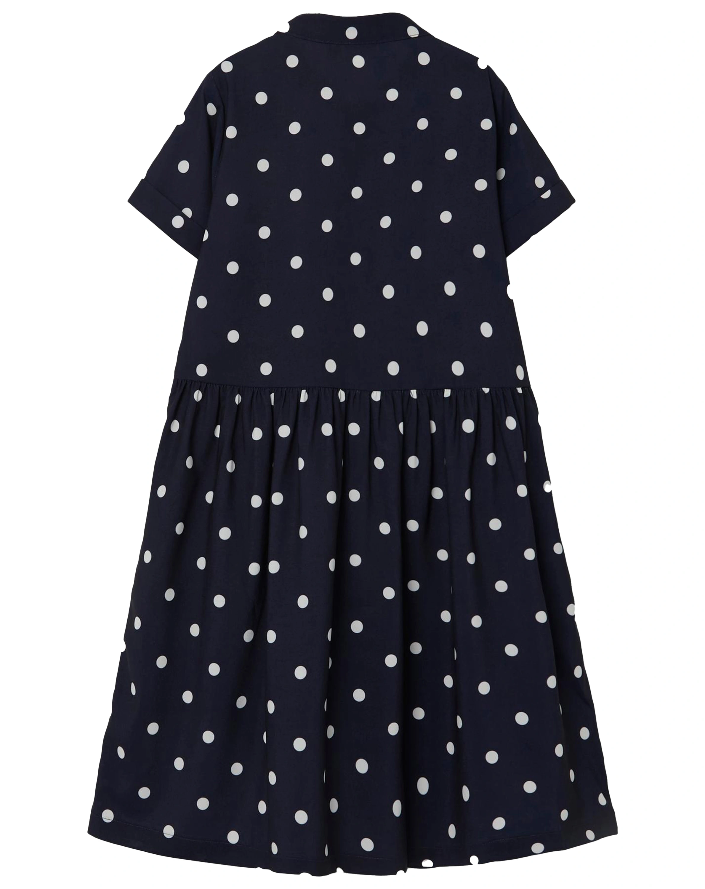 Kurzarmkleid NKFFANN gepunktet in dark sapphire