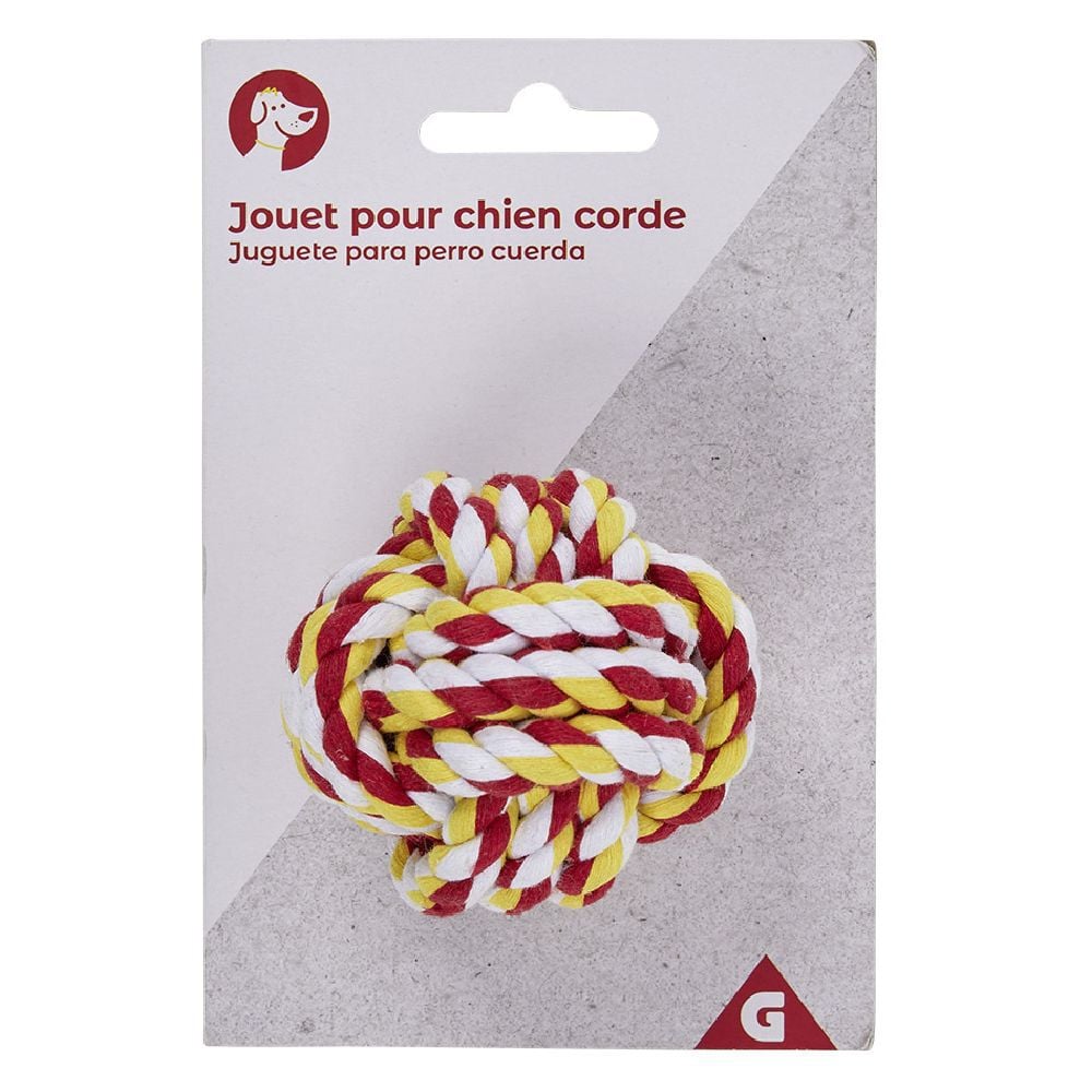 Jouet pour chien Balle en corde Ø12 cm