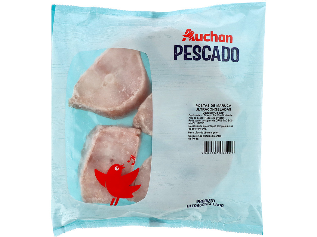 POSTAS DE MARUCA AUCHAN ULTRACONGELADAS 600G