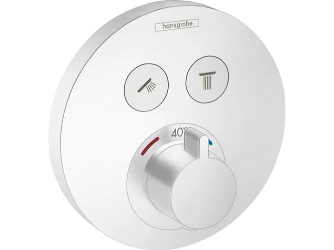 Termostat indb. Select S mat hvid