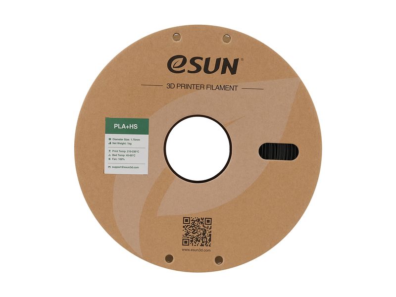 eSun Filament PLA  HS Schwarz 1.75 mm 1 kg PLA  Highspeed Filament