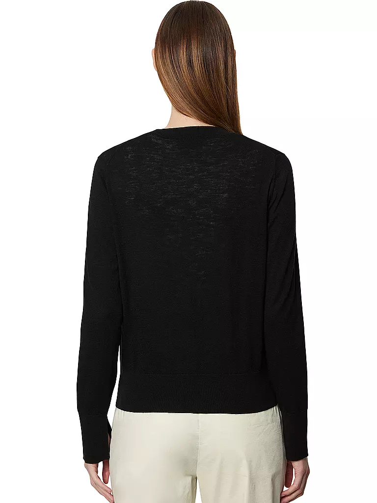 MARC O'POLO Strickjacke schwarz