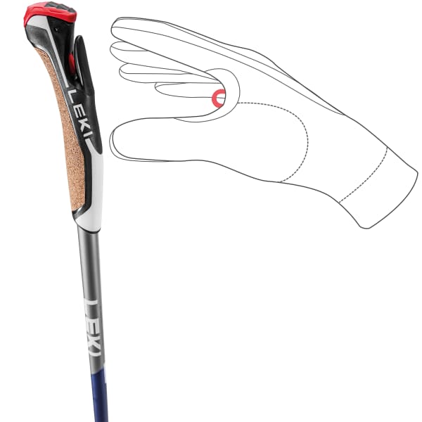 Bâton trail LEKI TRAVELLER CARBON