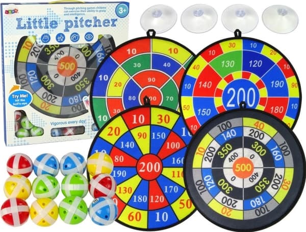 LeanToys Dart Games Dartboard 36 cm borrelåskuler