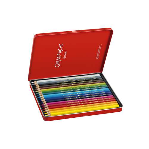 CARAN D'ACHE® SUPRACOLOR® SOFT Aquarellstifte in Metall-Etuis