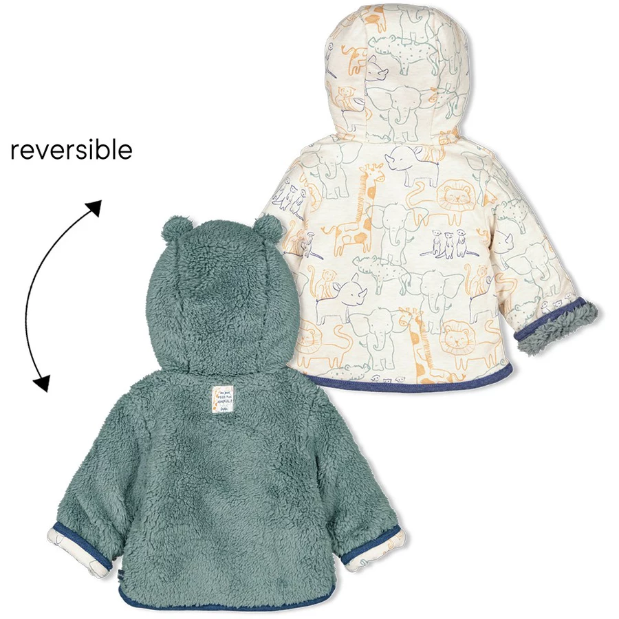 Feetje Wendejacke Animals Petrol