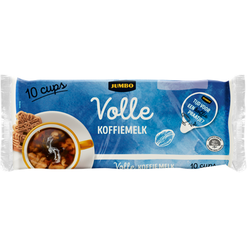 Jumbo Volle Koffiemelk Cups 10 Stuks
