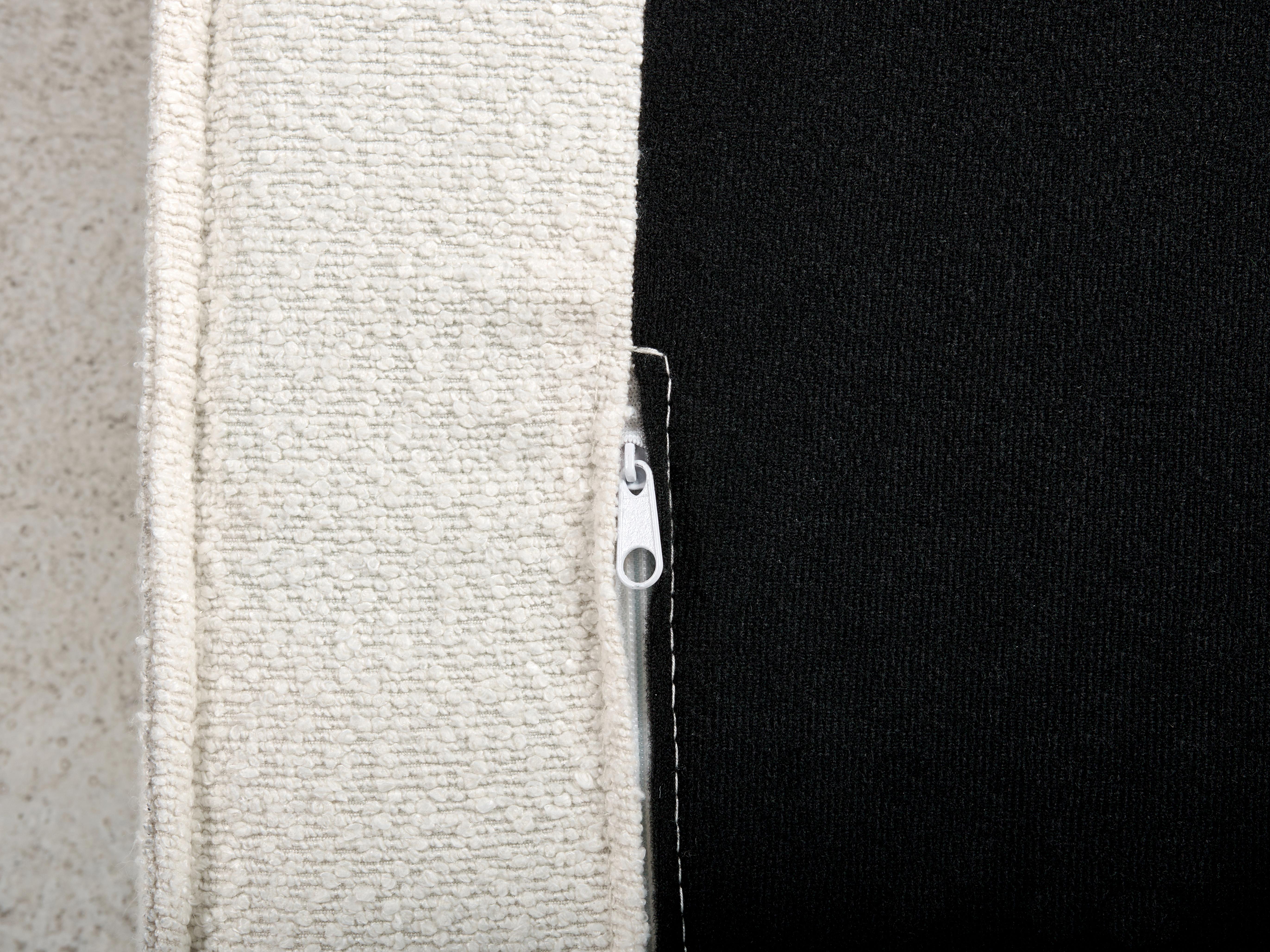 Ottomaan KOLDING Bouclé Lichtbeige