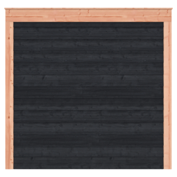 Tuinhuis Douglas Zwart Zweeds Rabat 255x255cm