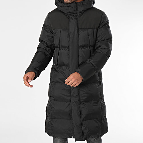 Doudoune Capuche Longue Noir