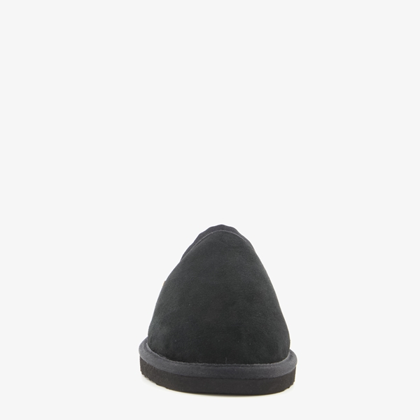 Hush Puppies gevoerde heren pantoffels zwart