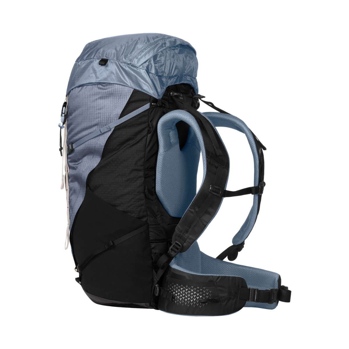 Bergans Helium V5 40 vandrerygsæk 40 L, dame (Husky Blue/Black) - Spejder Sport