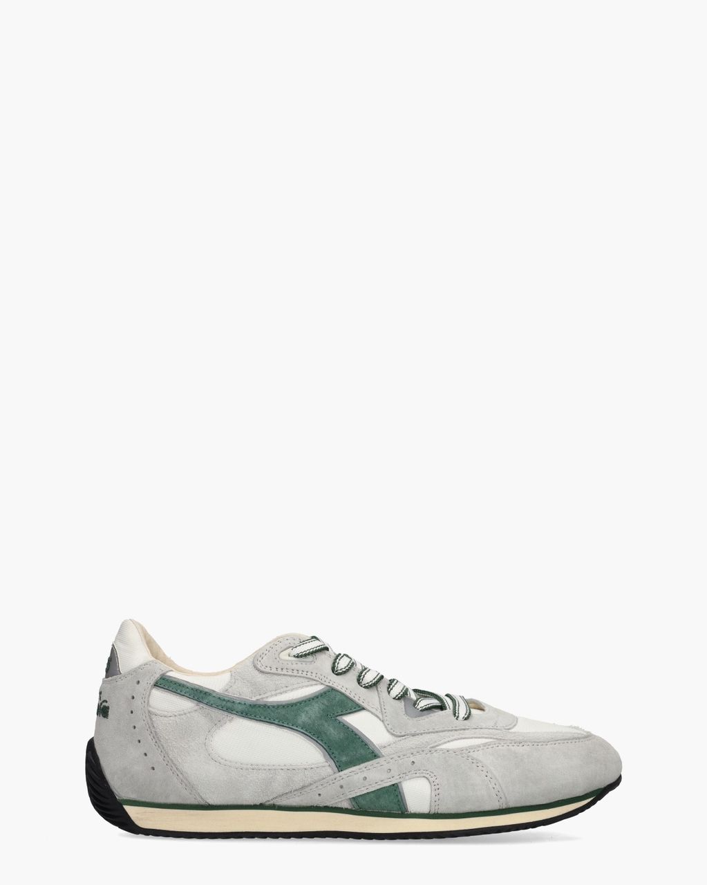 Diadora Heritage Equipe Revenge Used Grijs/Groen Herensneakers