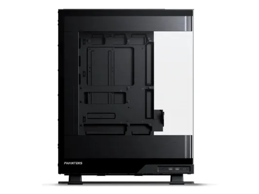 Phanteks Evolv Series X2 - Mid tower - udvidet ATX - sidepanel med vindue (hærdet glas) - ingen strømforsyning (ATX) - børstet sort - USB/Lyd
