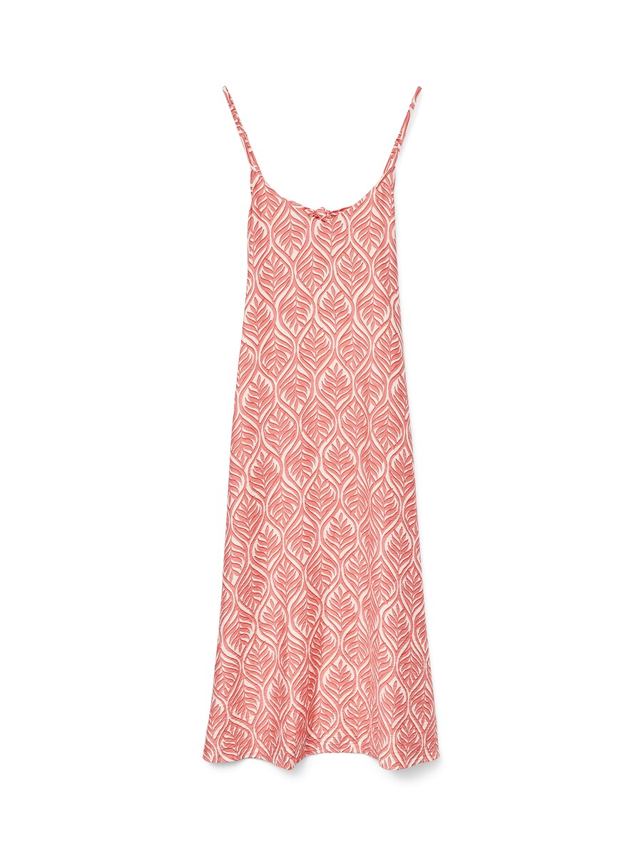 VERO MODA<br>Vestido estampado com alças finas