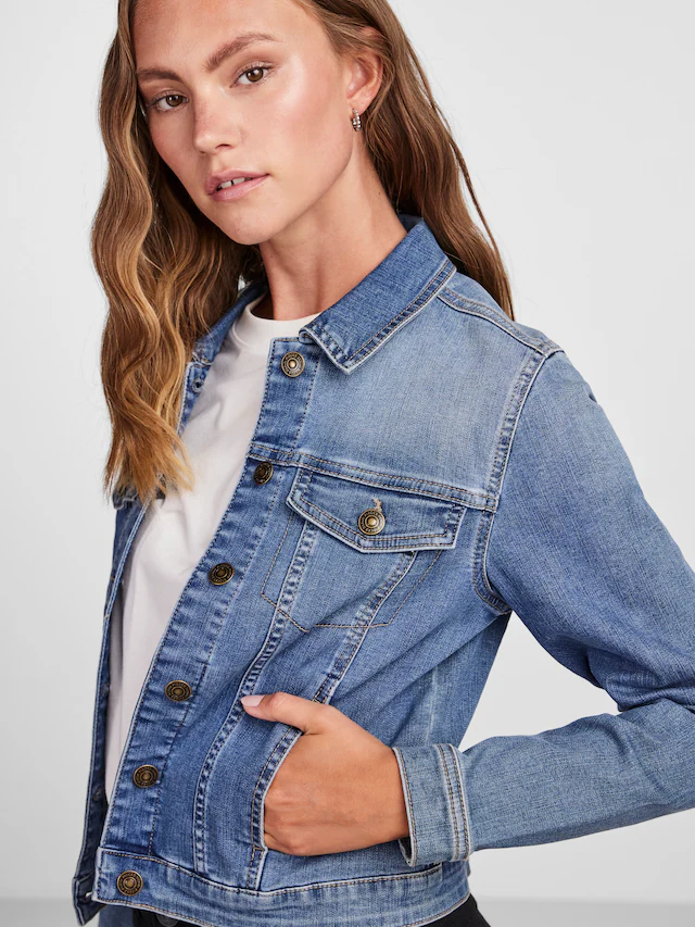 pieces Jeansjacke »PCOIA LS DNM JACKET MB NOOS BC«
