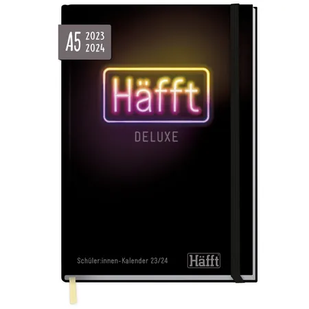 Häfft Verlag Deluxe Hausaufgabenheft A5 2023/2024