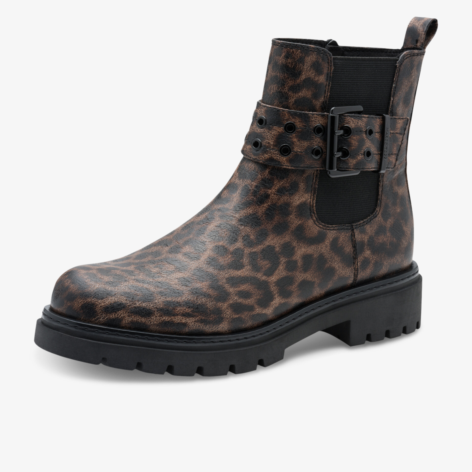 MARCO TOZZI Damen Chelsea Boots braun