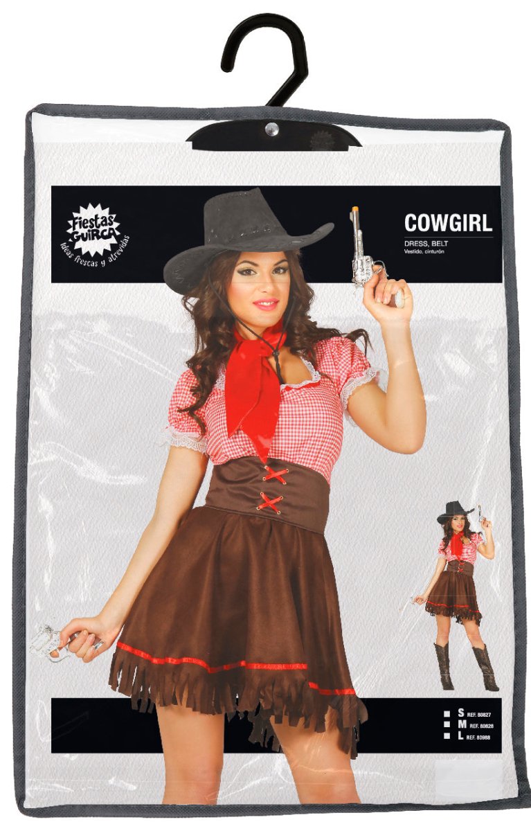 Cowgirl Jurk Bruin Dames