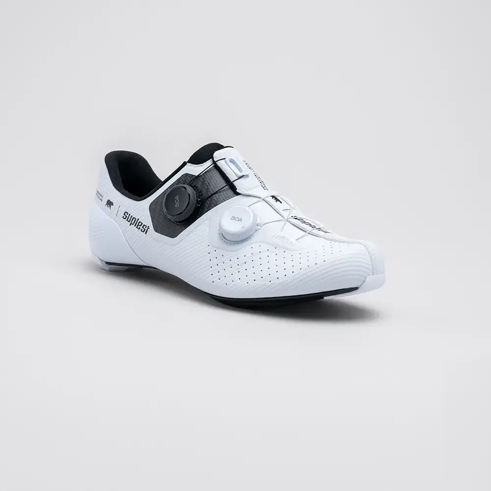 Suplest Road Pro Wielrenschoenen Wit Heren