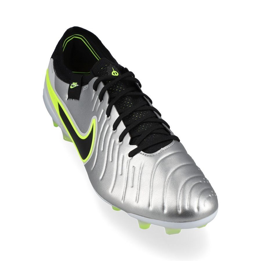 Nike Tiempo Legend 10 Elite FG Mad Voltage - Argenté/Noir/Jaune Fluo
