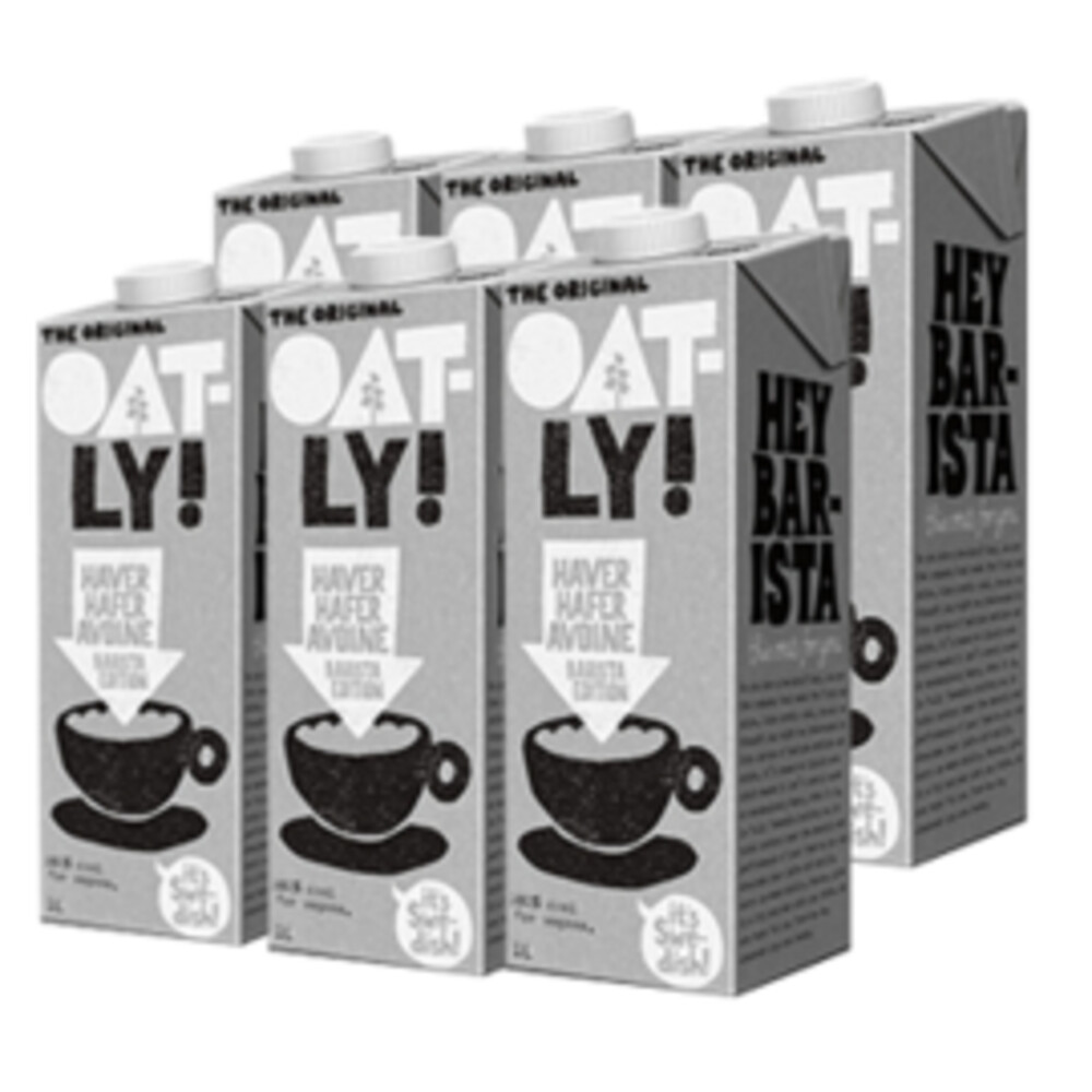 6x Oatly Havermelk Barista Edition1 liter