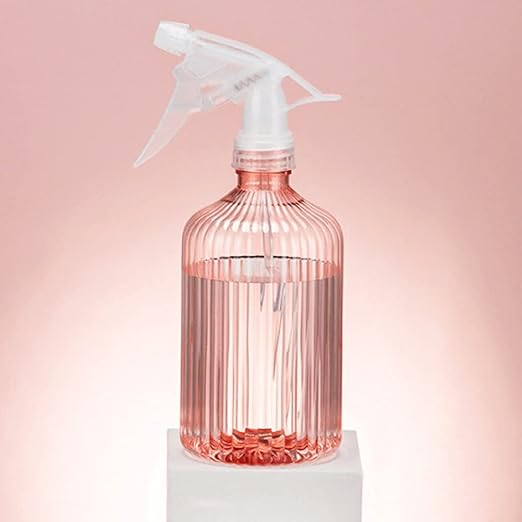(500ml) Garten Sprühflasche Nachfüllbare Haushalts Feinsprühflasche für Blumen / Pflanzen / Reinigung - Rosa