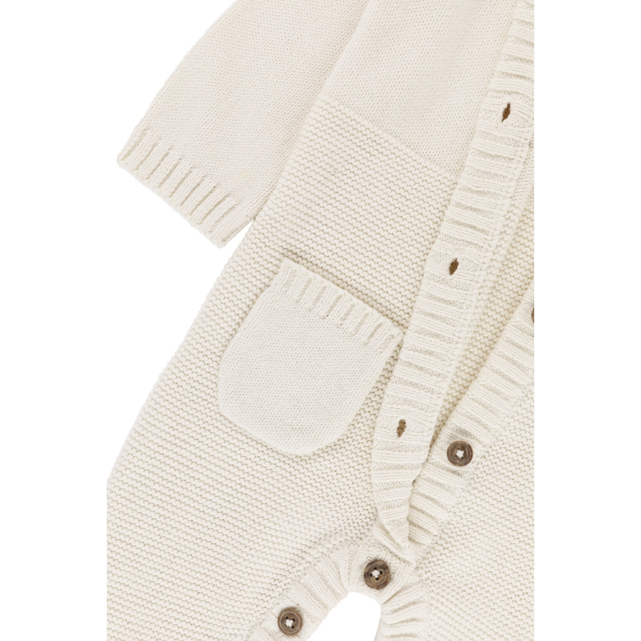 kindsgard Strickoverall strikka Grobstrick creme