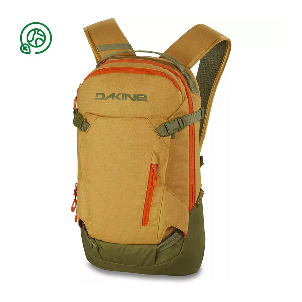 Dakine HELI PACK 12L - Sac À dos Femme mustard seed