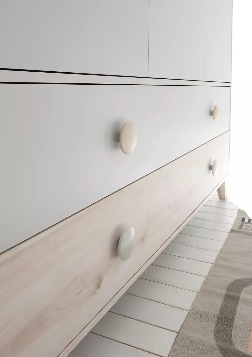 Kleiderschrank Fien 155 x 58 cm
