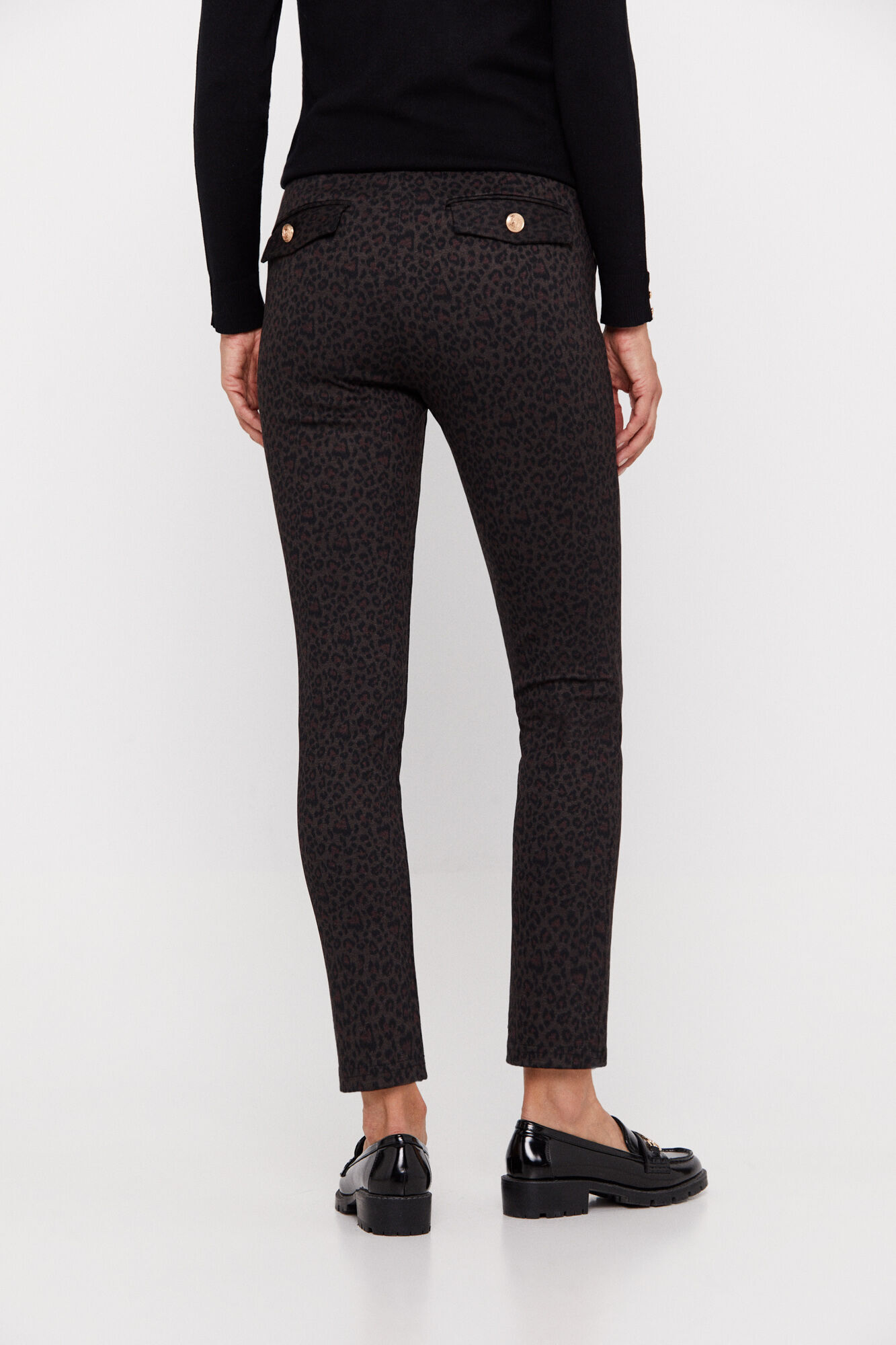 Calça Roma Knit - Estampa Branca