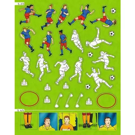 Ravensburger Mein Ausmalstickerbuch: Fußball