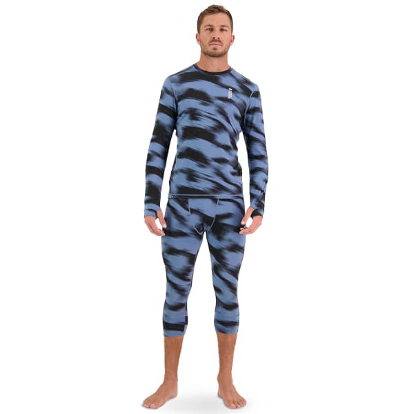 T-shirt thermique MONS ROYALE M CASCADE FLEX 200 LS BLUE MOTION