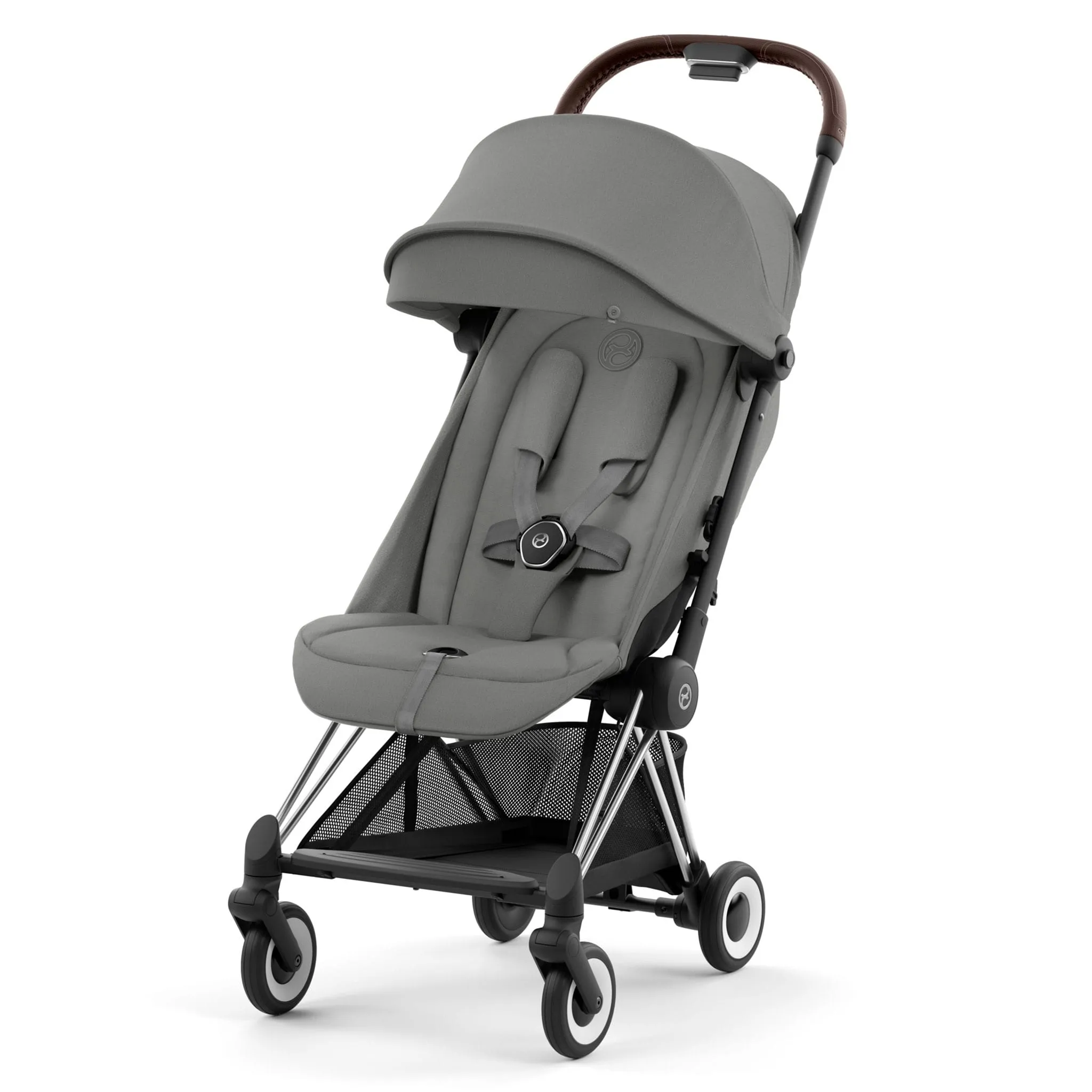 Cybex Poussette Coya - Cadre chromé avec siège gris mirage