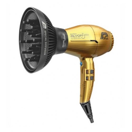 Parlux Alyon Secador de Mão Gold Edition com Difusor Especial