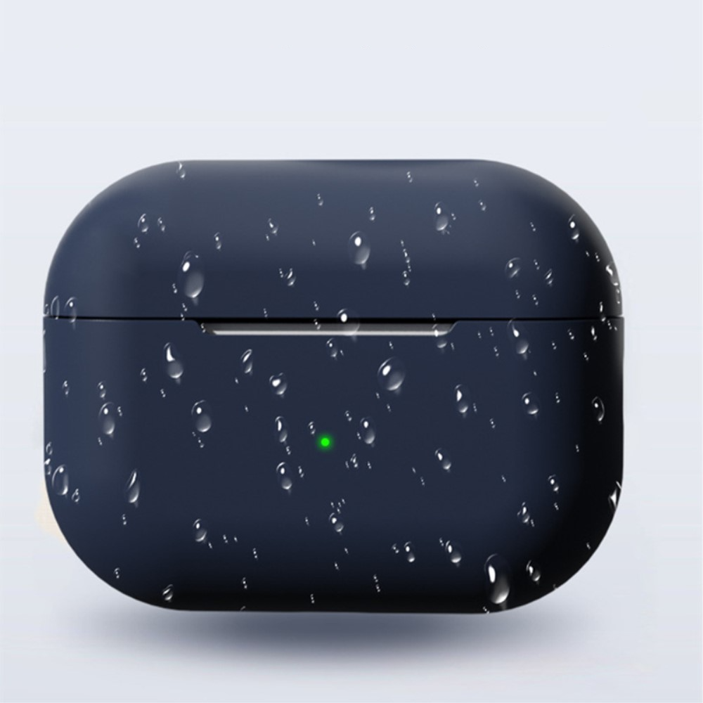 AirPods Pro 2 / AirPods Pro / AirPods Pro Silikon Case Hülle Abdeckung mit Handschlaufe - Schwarz