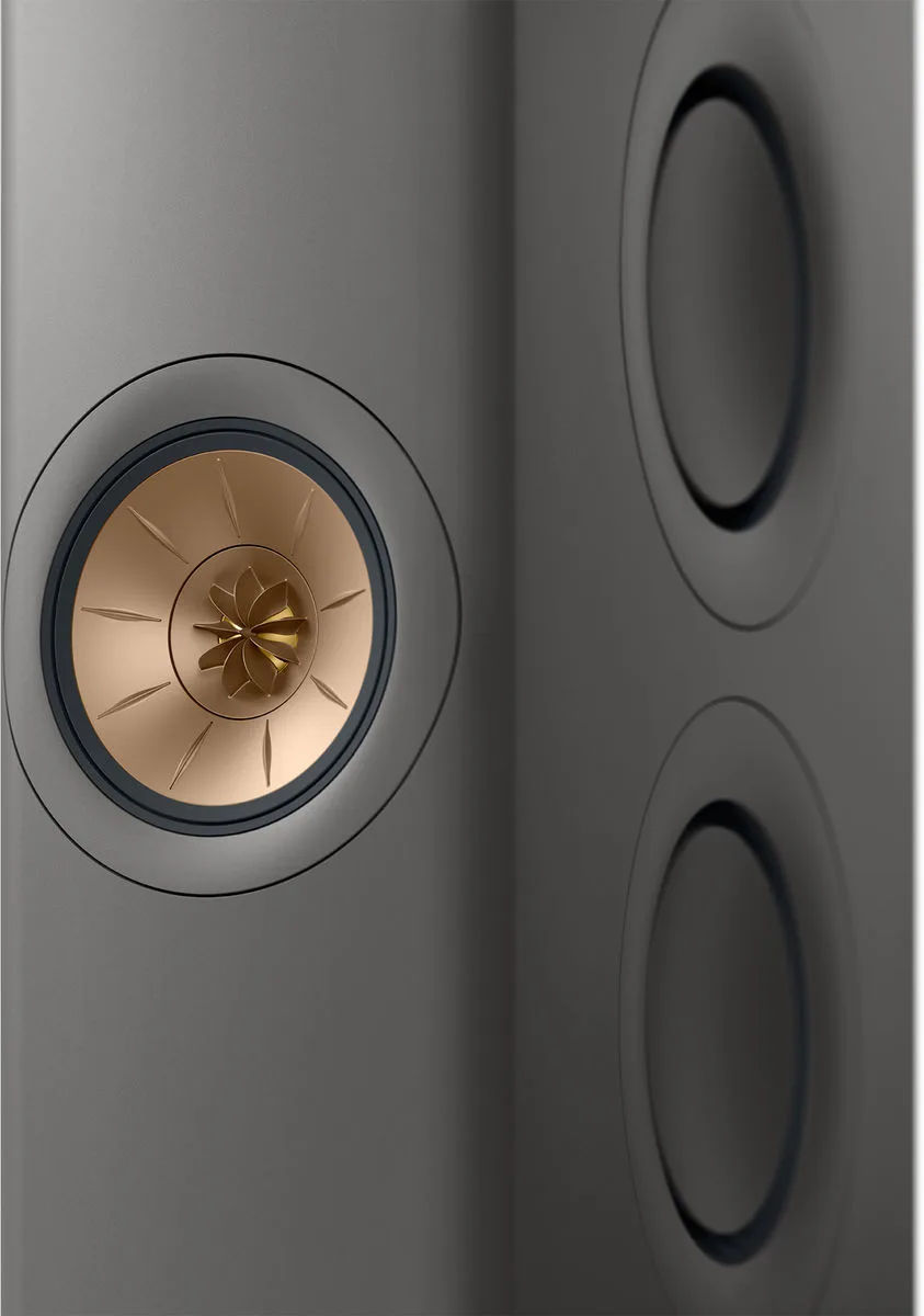 KEF LS60 Wireless Gris titane Enceintes sans fil hi-fi