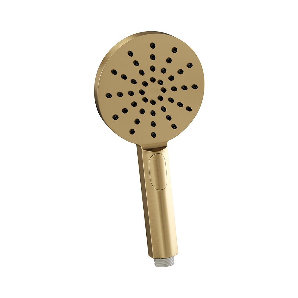 Brauer Gold Edition inbouw badkraan met uitloop en 3 standen handdouche geborsteld messing PVD