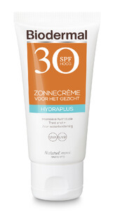 Biodermal Zonnecrème Gezicht Hydraplus SPF30 50ML
