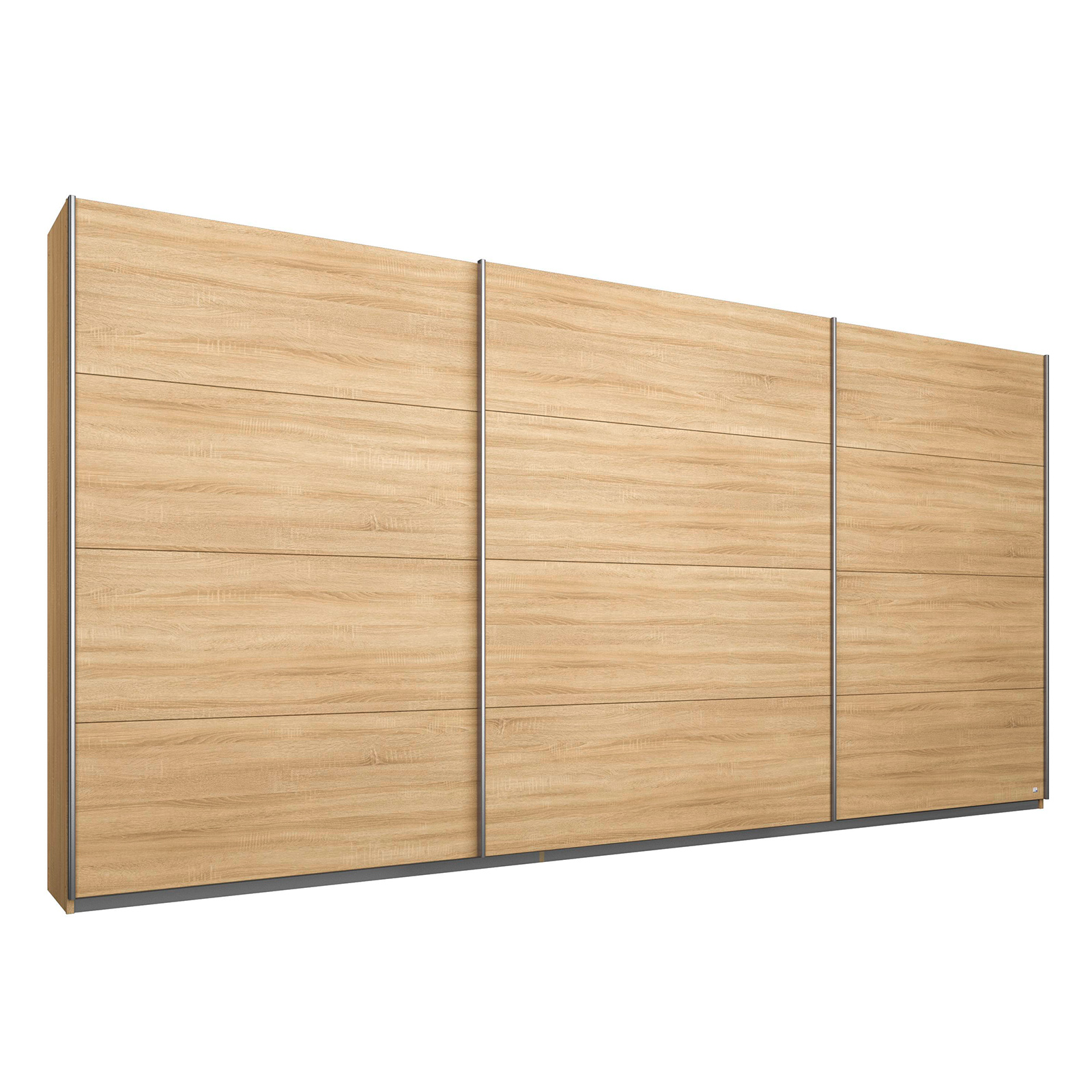Schwebetürenschrank - Sonoma Eiche - 3-türig - 360x210 cm