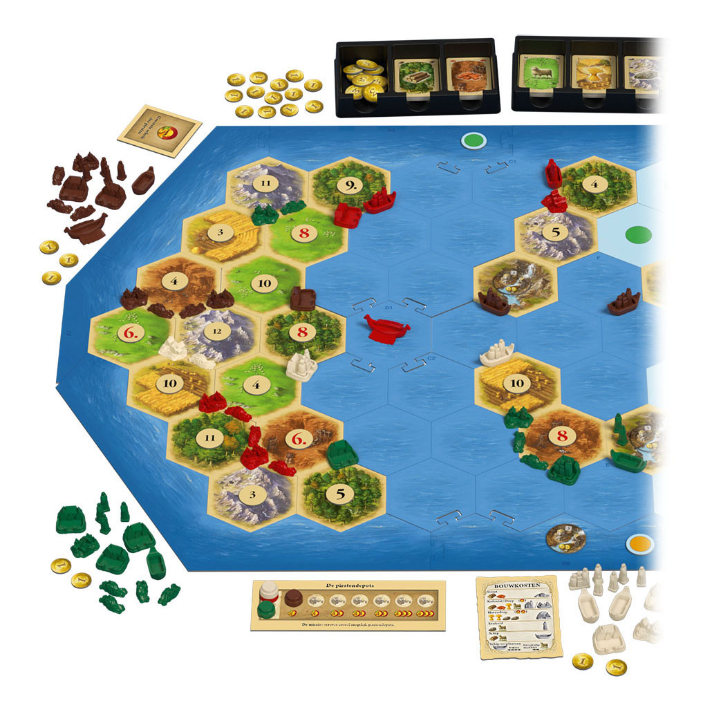 Catan: Uitbreiding Piraten & Ontdekkers 5/6 spelers Bordspel