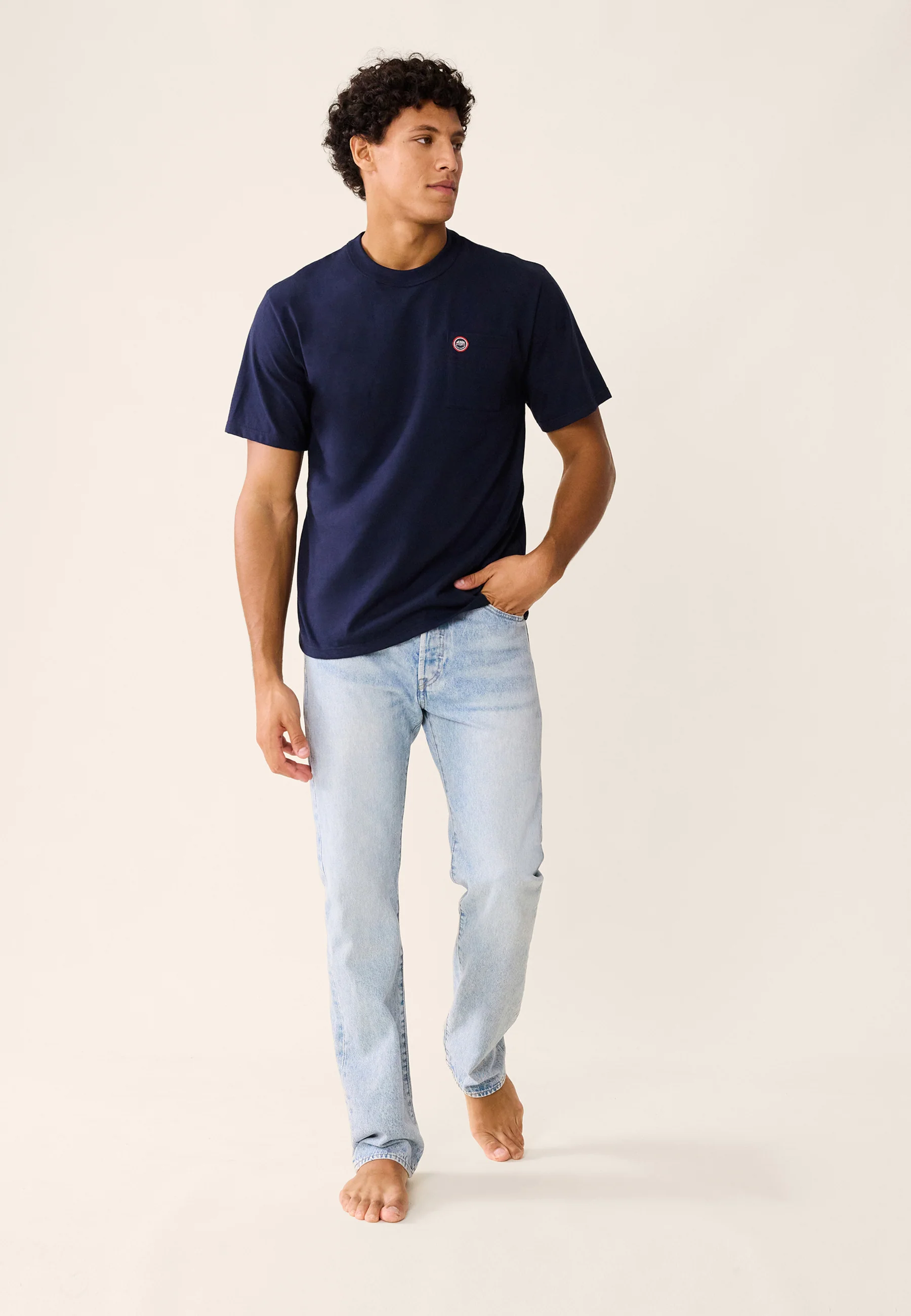T-shirt LSF x Armor Lux-Eckmuhl Marine