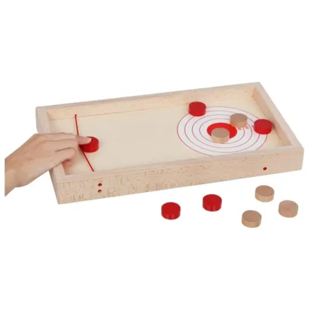 goki Super Puck Brettspiel, 2 in 1