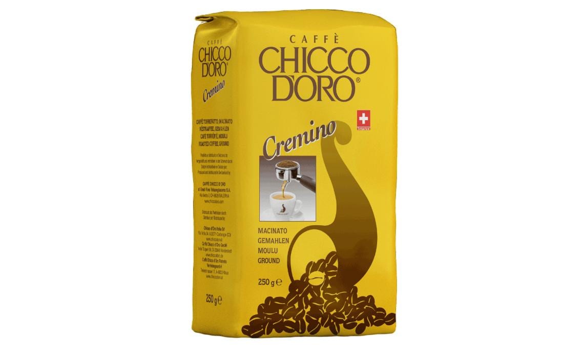 Kaffee gemahlen Cremino 250 gSorgfältig gemahlene Kaffeebohnen