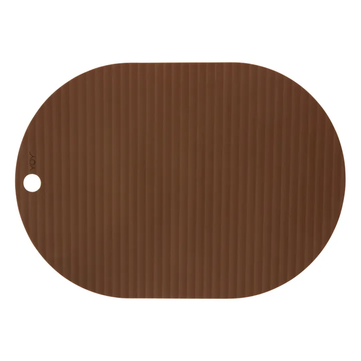 Oyoy Sets de table Ribbo en silicone - Set de 2 | Caramel