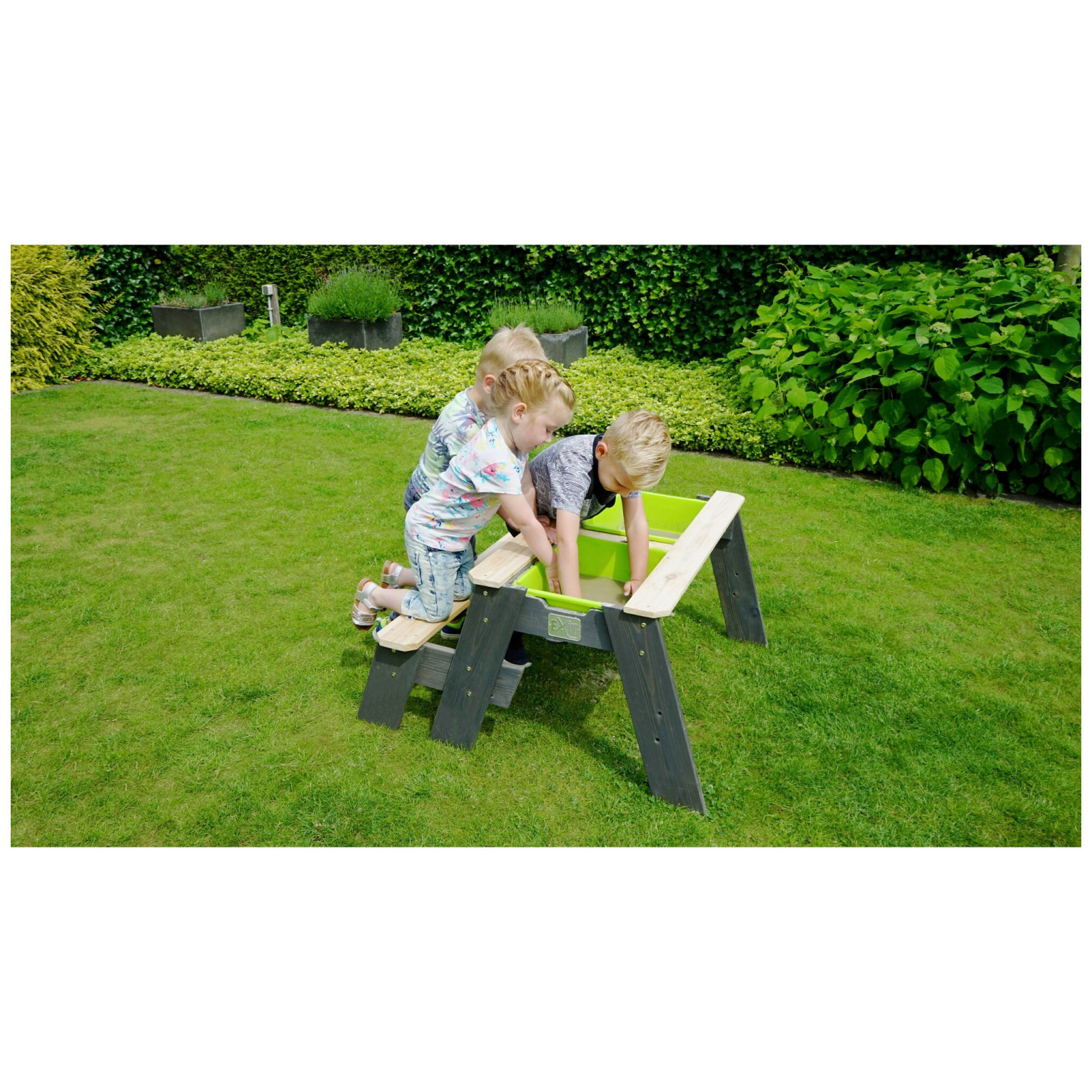 EXIT Aksent zand-, water- en picknicktafel (1 bankje)